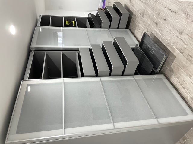 custom shelving installation