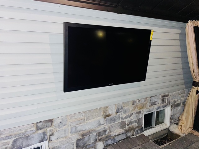 TV mounting above fireplace